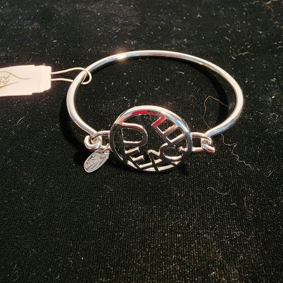 Alexa's Angels Peace Bangle Bracelet - Picture 4 of 4